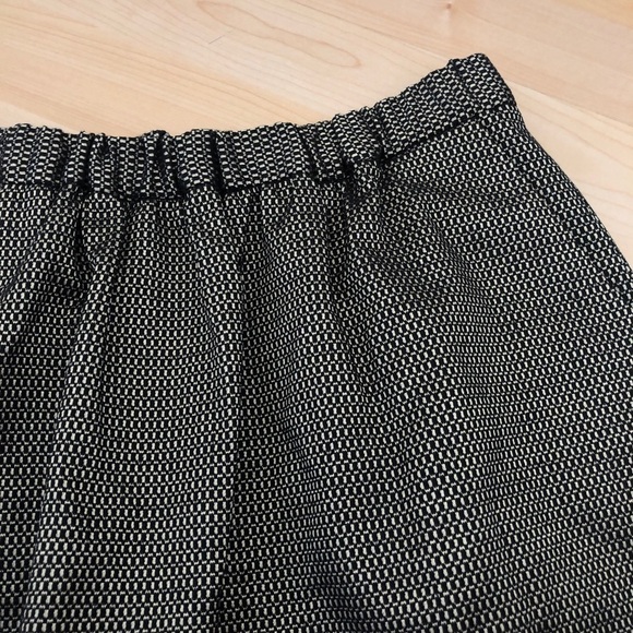 NWT Madewell Jacquard Metallic Black Skirt - Picture 4 of 7